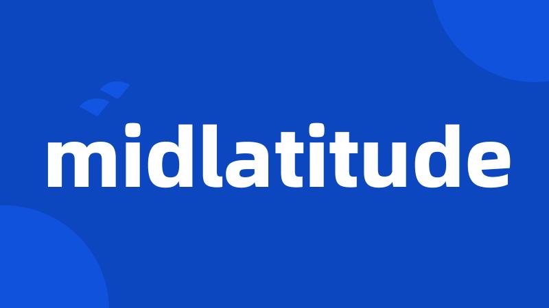 midlatitude