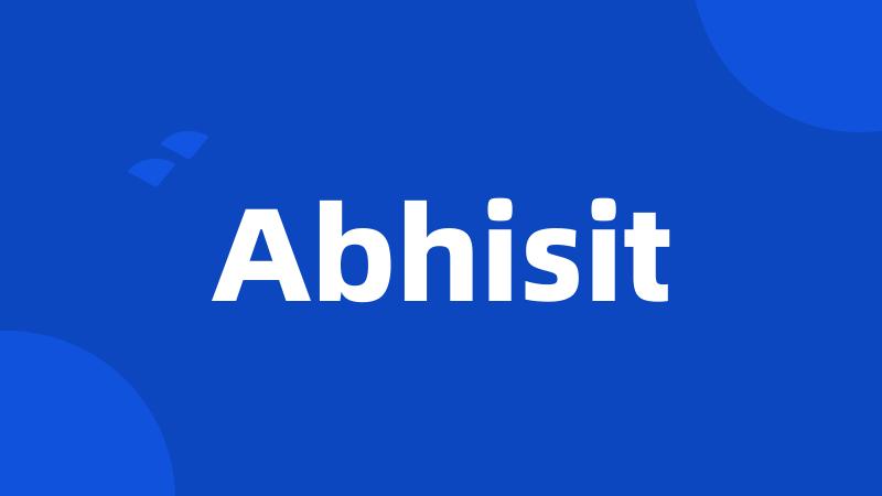 Abhisit