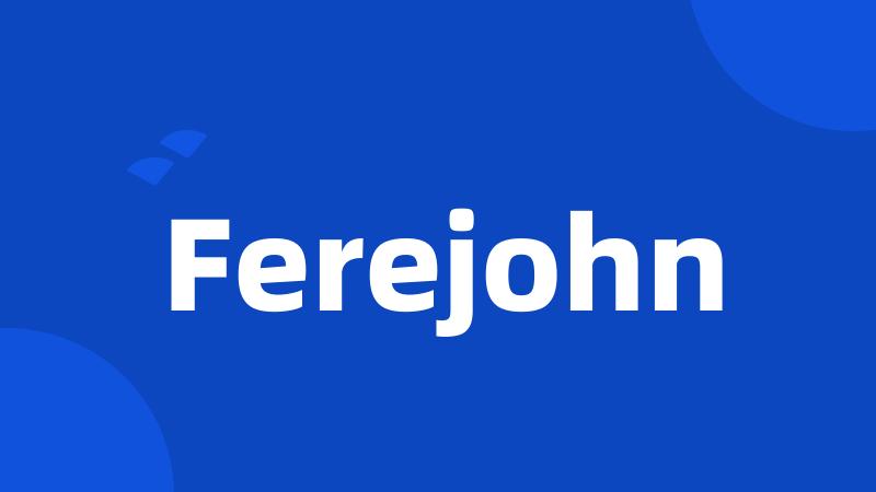 Ferejohn