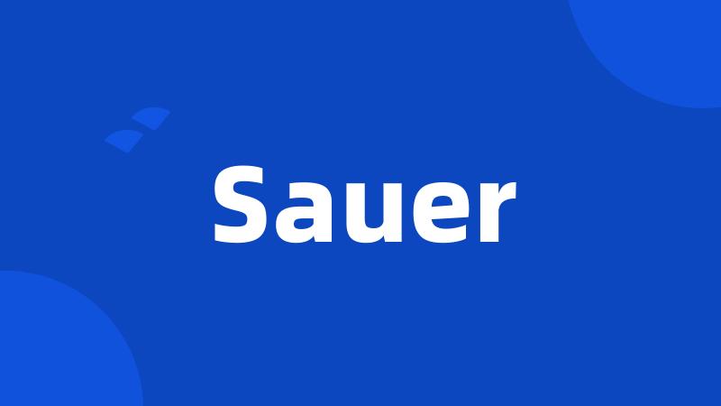 Sauer