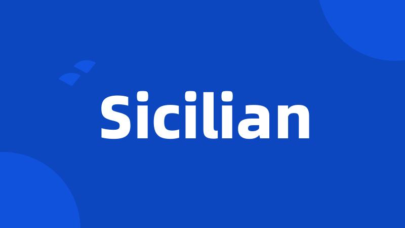 Sicilian