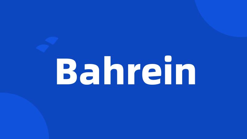 Bahrein