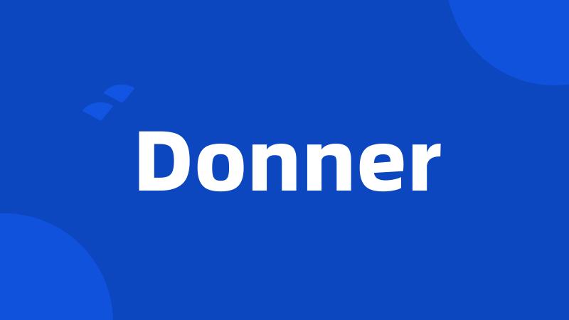 Donner