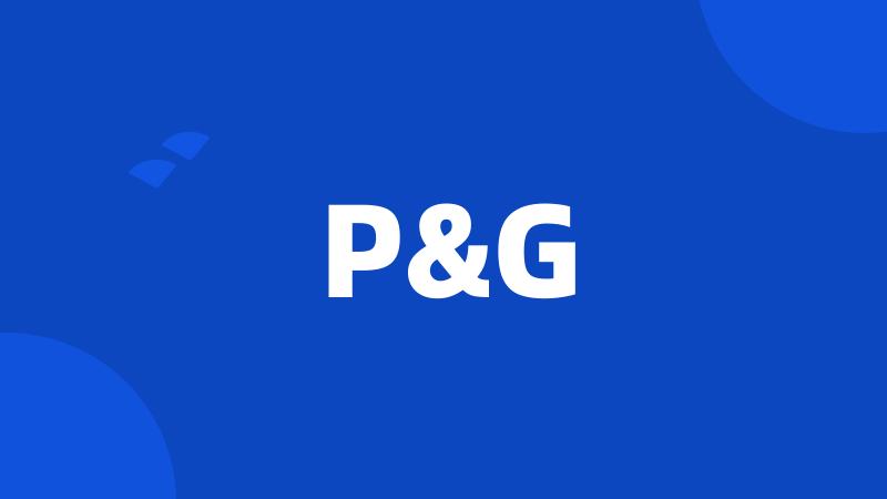 P&G