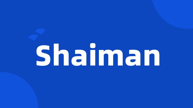 Shaiman