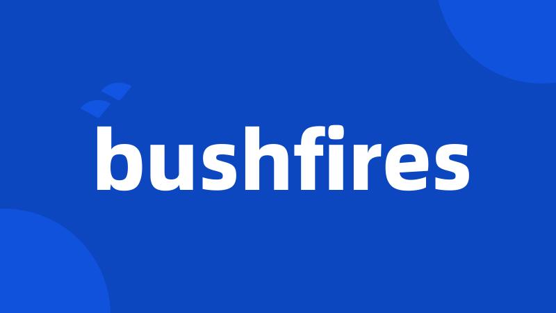 bushfires