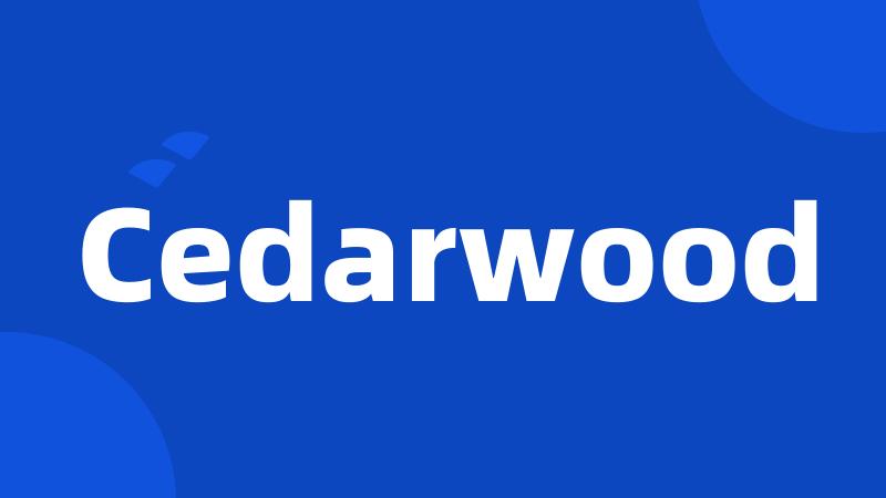 Cedarwood