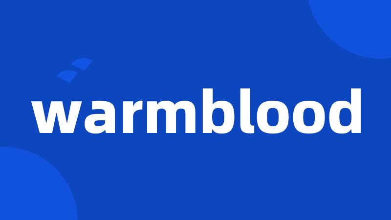 warmblood