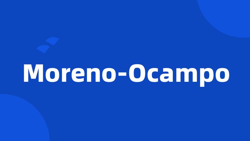 Moreno-Ocampo