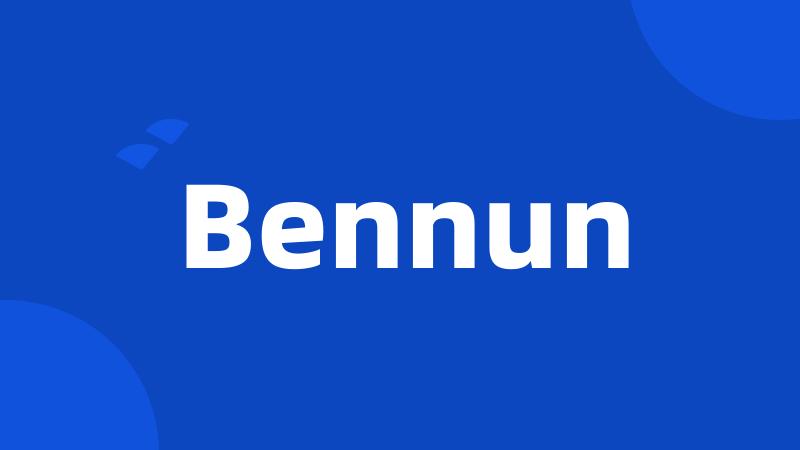 Bennun