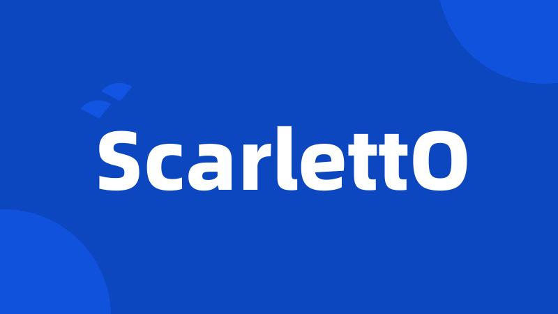 ScarlettO