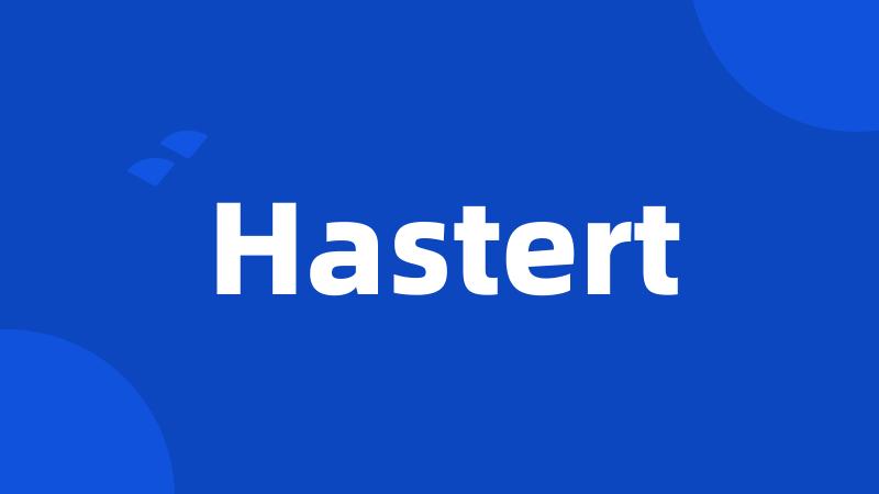 Hastert