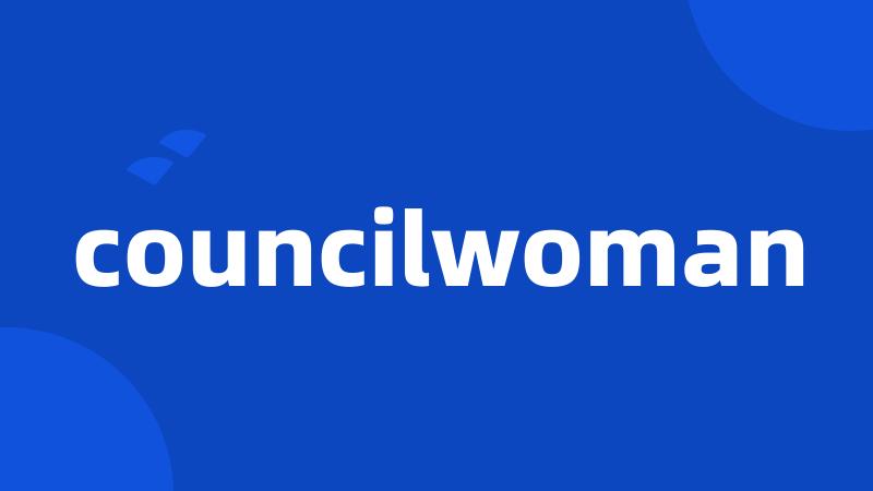 councilwoman