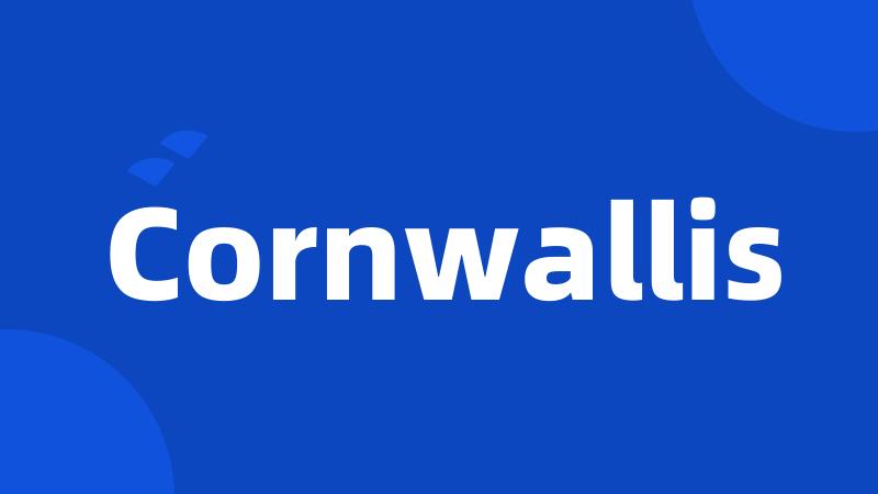 Cornwallis