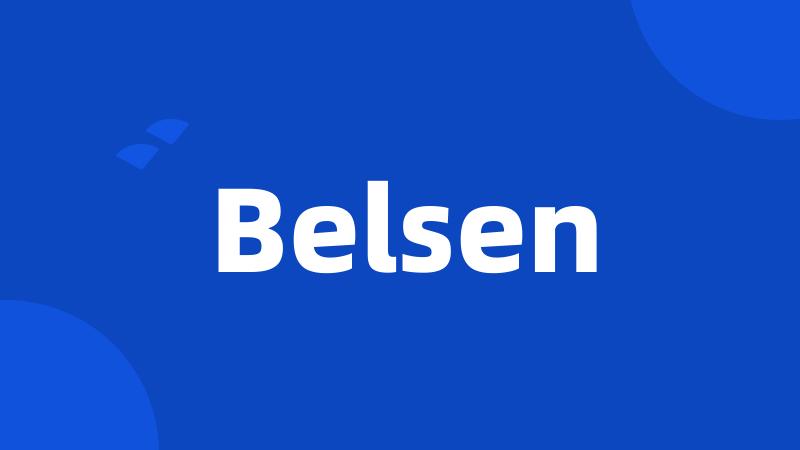 Belsen