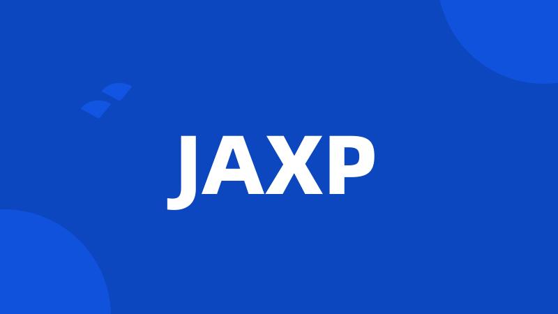 JAXP