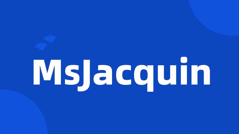 MsJacquin