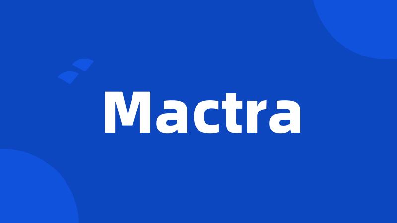 Mactra