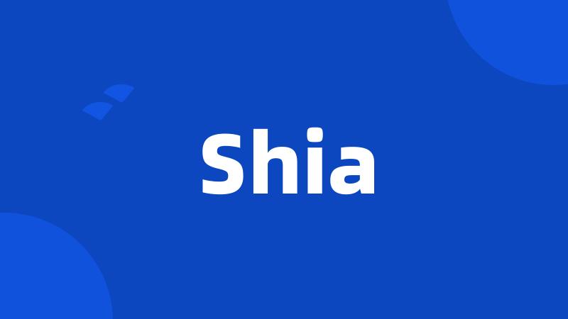 Shia