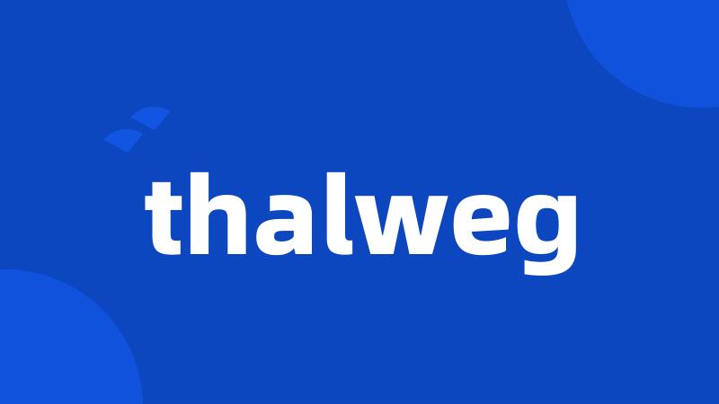 thalweg