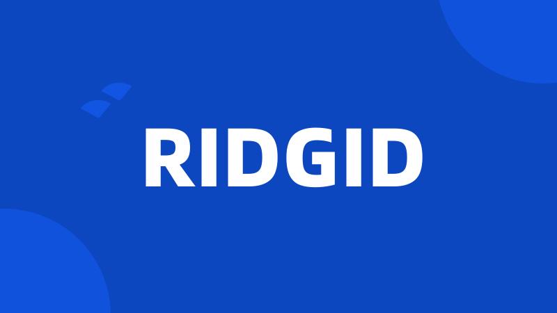 RIDGID