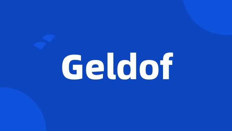 Geldof