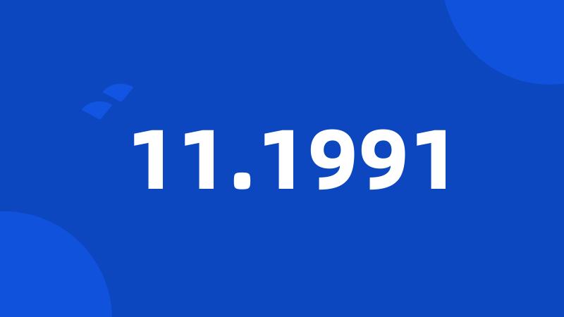 11.1991