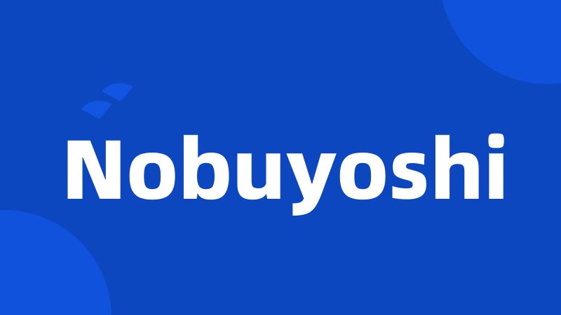 Nobuyoshi