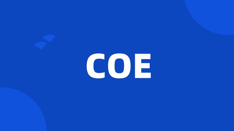 COE