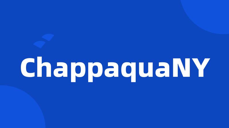 ChappaquaNY