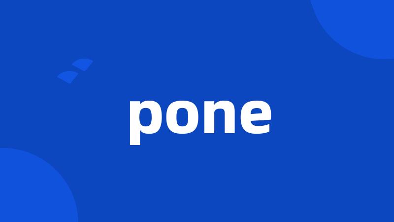 pone