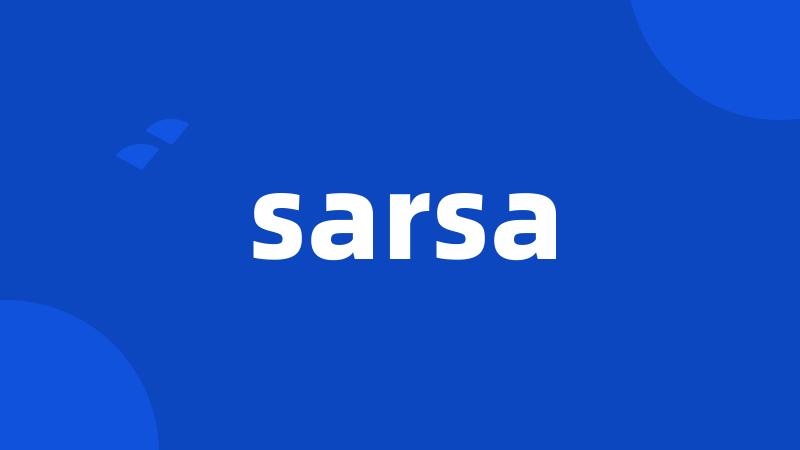 sarsa