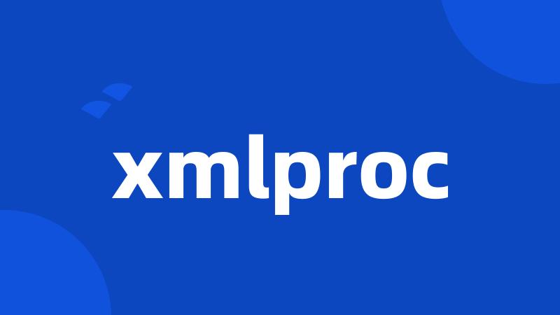 xmlproc