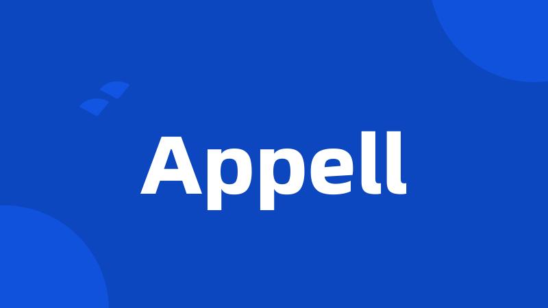 Appell