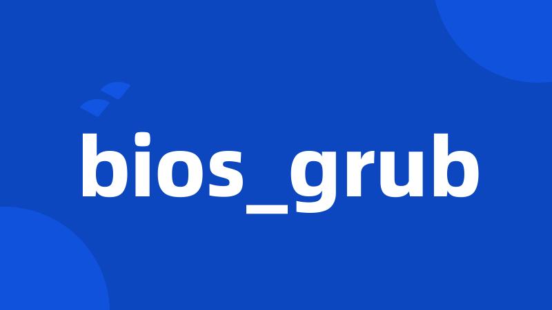 bios_grub