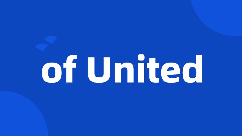 of United