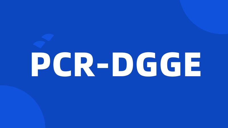 PCR-DGGE