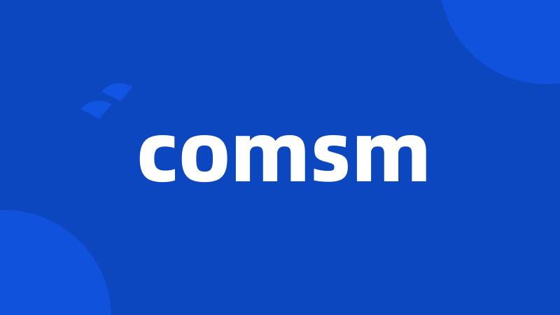 comsm