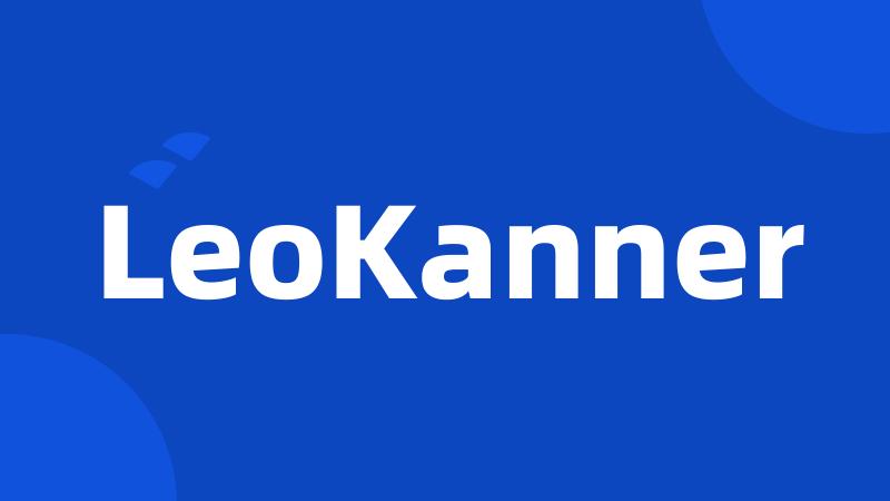 LeoKanner