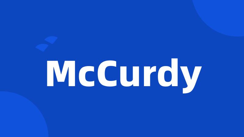 McCurdy