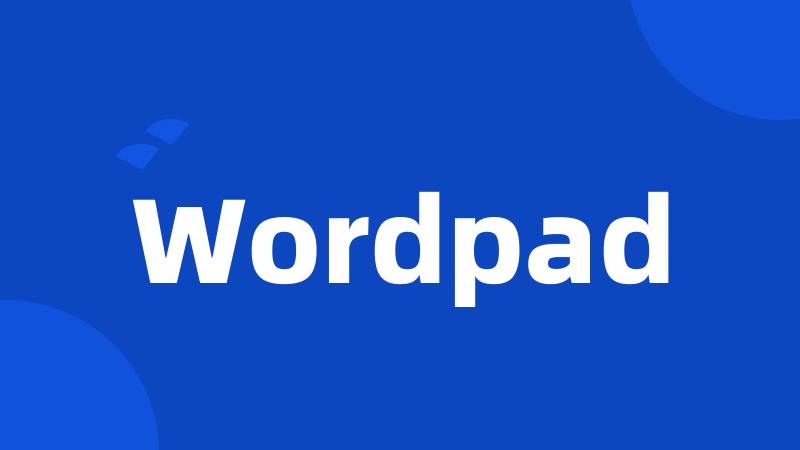 Wordpad