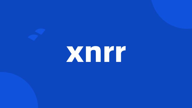 xnrr