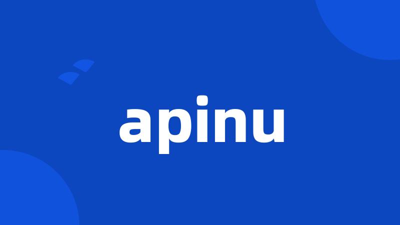 apinu