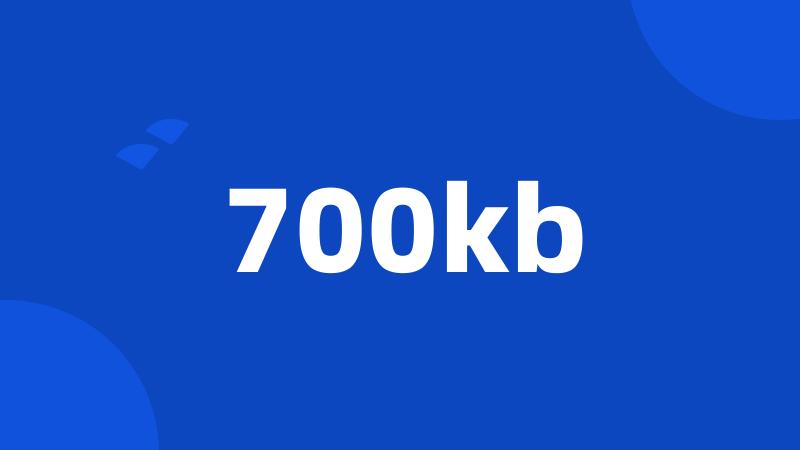 700kb