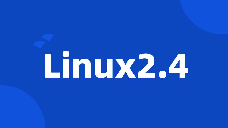 Linux2.4