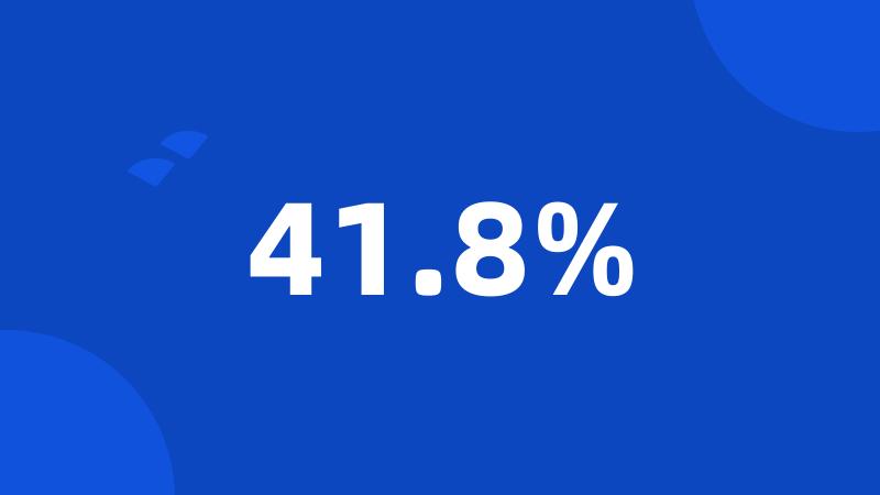 41.8%
