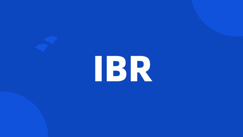 IBR