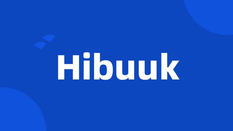 Hibuuk