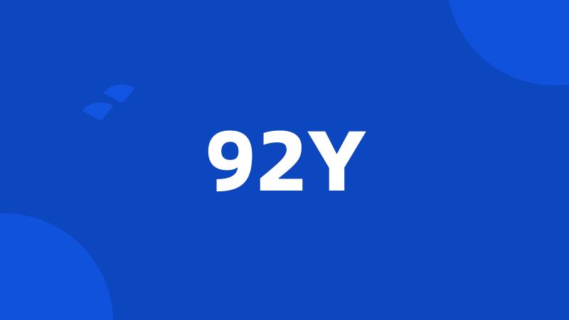 92Y