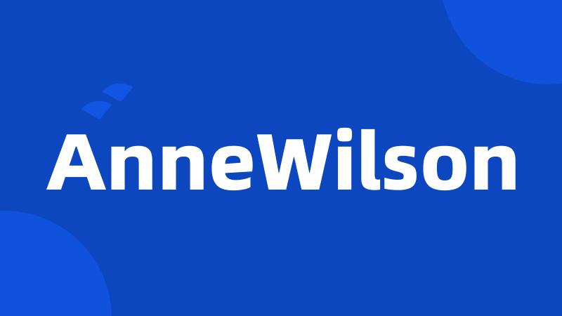 AnneWilson